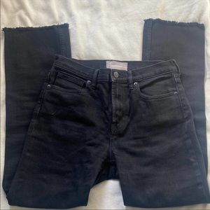Everlane Black Cropped Ankle Jeans